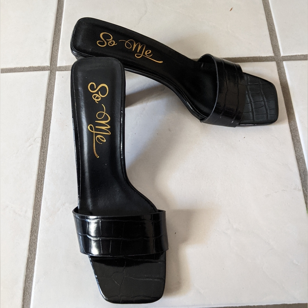 Black heels